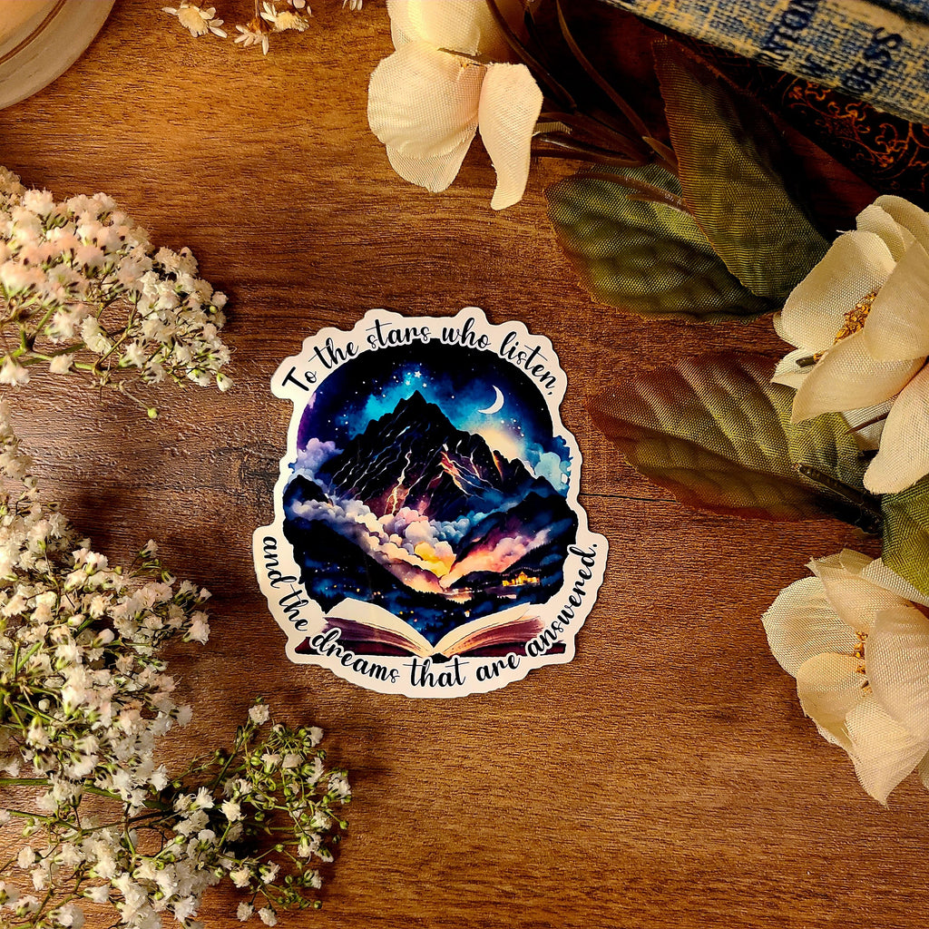 ACOTAR, Suriel Tea, Feyre, A Court of Thorns and Roses, Night Court Rhysand, Fae, Mist and Fury, Sarah J Maas, Vinyl Sticker Decal
