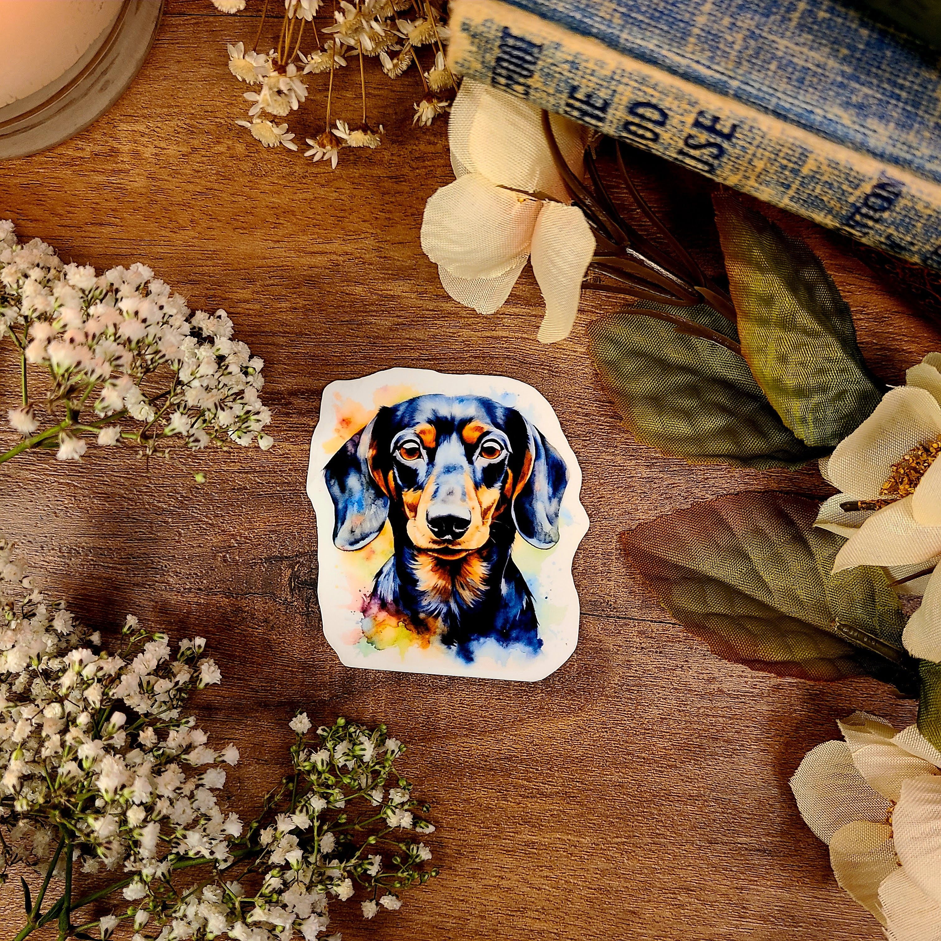 Chinese Shar Pei Dog, Fur Baby, Vinyl Sticker Decal