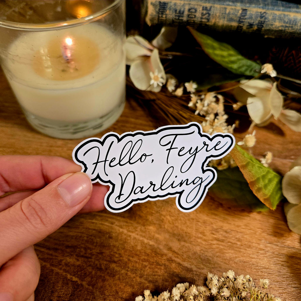 ACOTAR, Suriel Tea, Feyre, A Court of Thorns and Roses, Night Court Rhysand, Fae, Mist and Fury, Sarah J Maas, Vinyl Sticker Decal