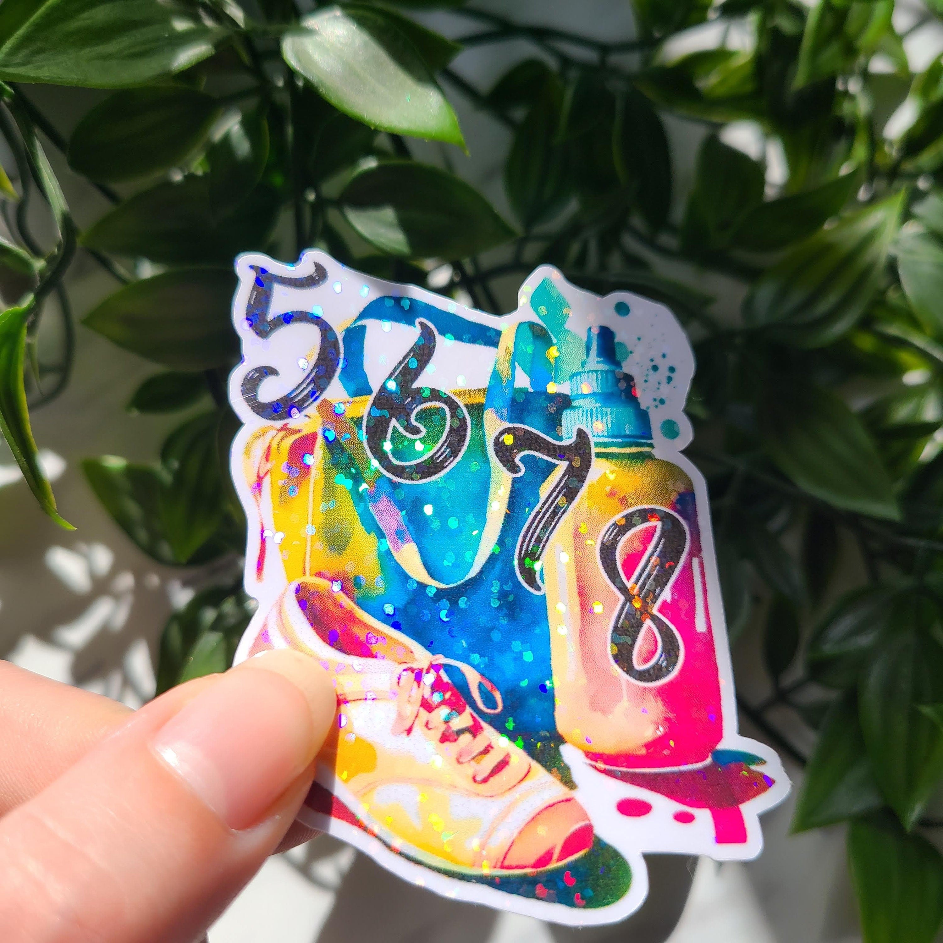 5678 Dance!, Rhythm, Gift, Jazz, Tap, Ballet, Lyrical, Contemporary, Hip Hop, Bag, Water bottle, Holographic Sticker Decal