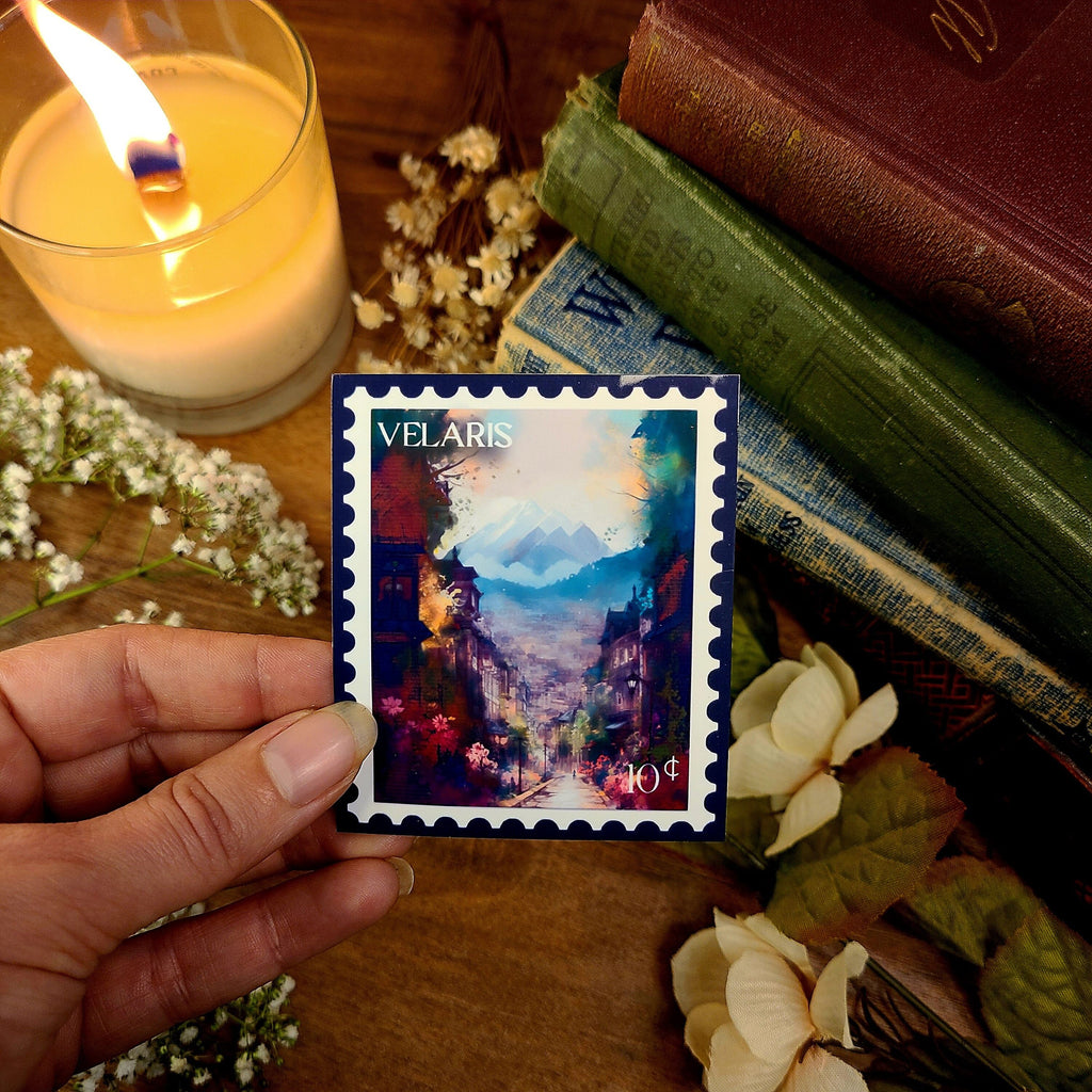 ACOTAR Velaris City Stamp, A Court of Thorns and Roses, Throne of Glass Stamp, Feyre Rhysand, Fae, Sarah J Maas, Vinyl Sticker Decal