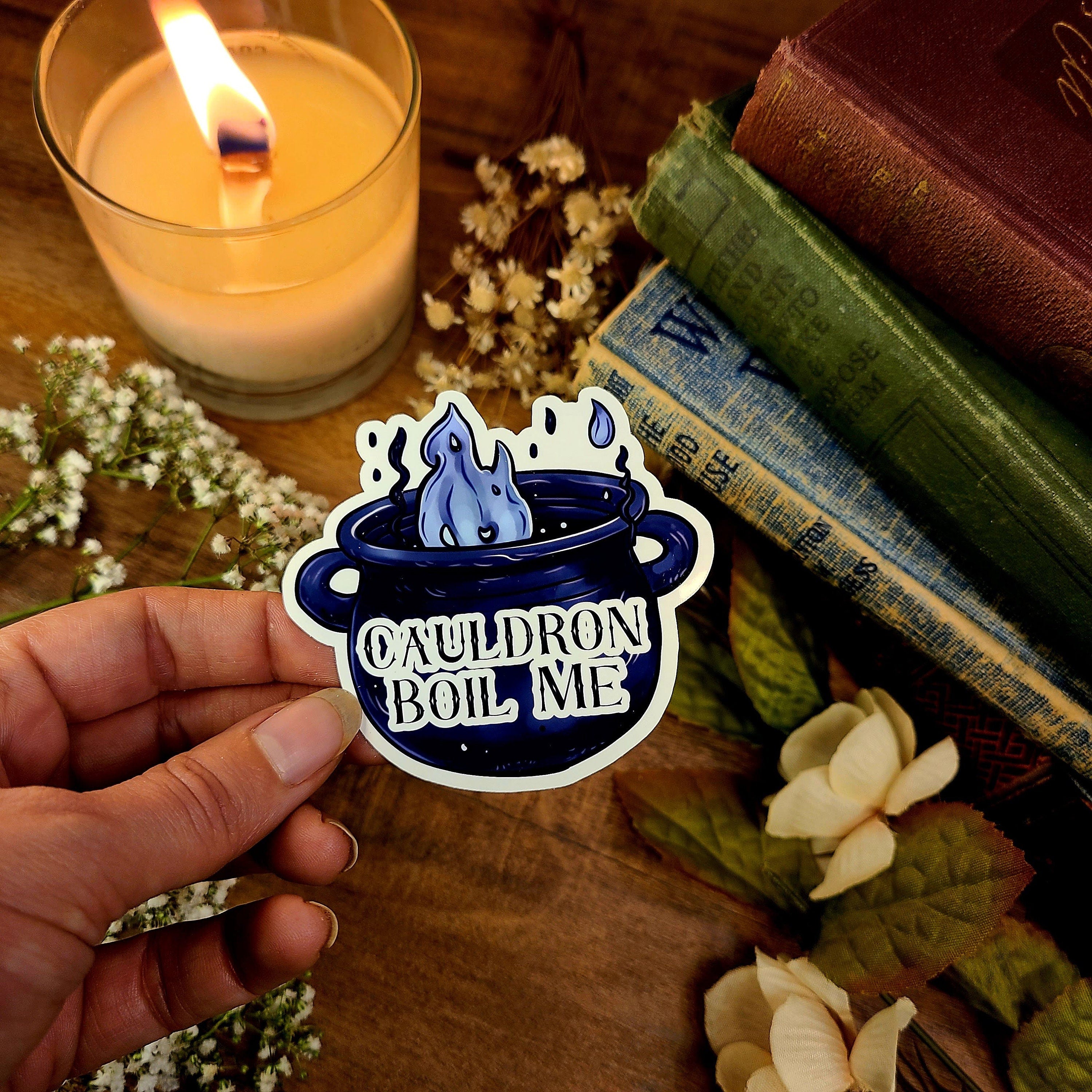 ACOTAR Cauldron Boil Me Quote, A Court of Thorns and Roses, Night Court Stamp, Feyre, Rhysand, Fae, Sarah J Maas, Vinyl Sticker Decal