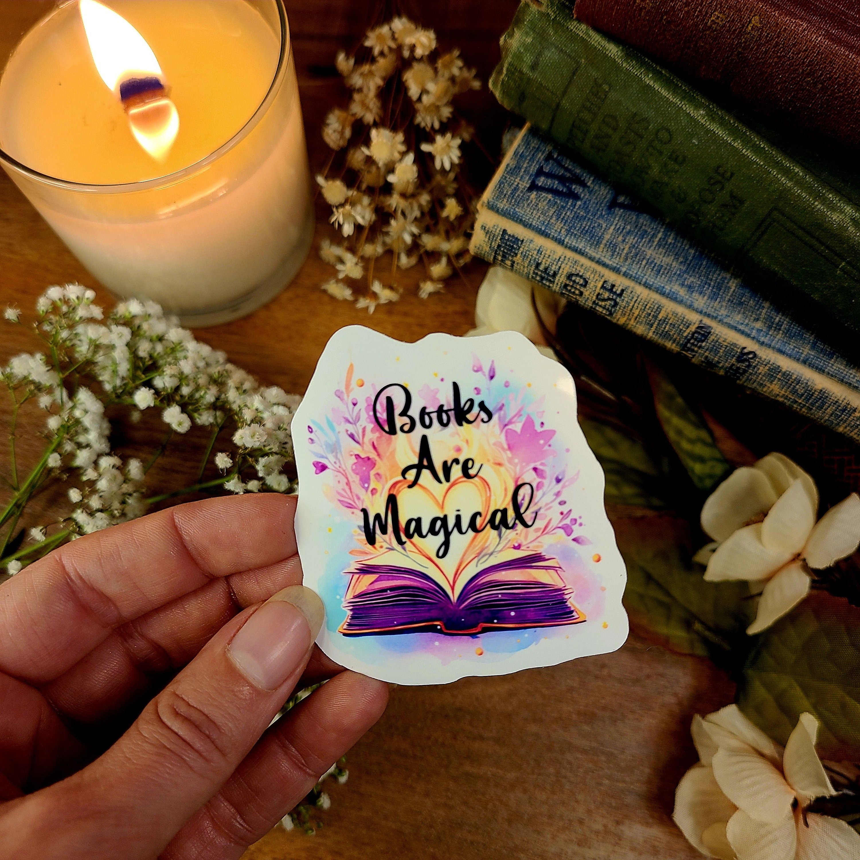 Books Are Magical, Just One More Chapter, Bookish, Reader Bookworm, Bookstagram, Booktok, Fairy Tales, Anti Depressants, Vinyl Sticker