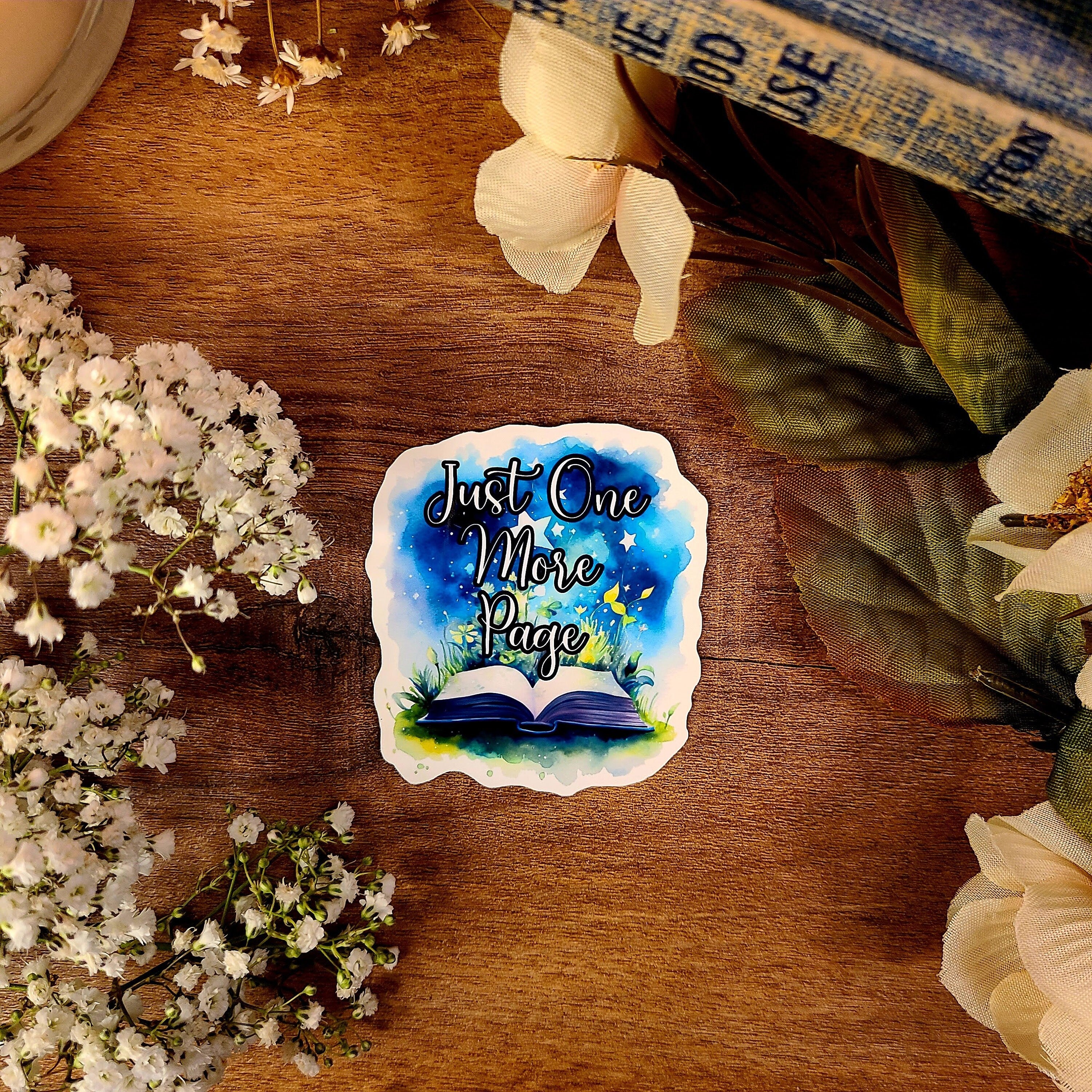 Books Are Magical, Just One More Chapter, Bookish, Reader Bookworm, Bookstagram, Booktok, Fairy Tales, Anti Depressants, Vinyl Sticker