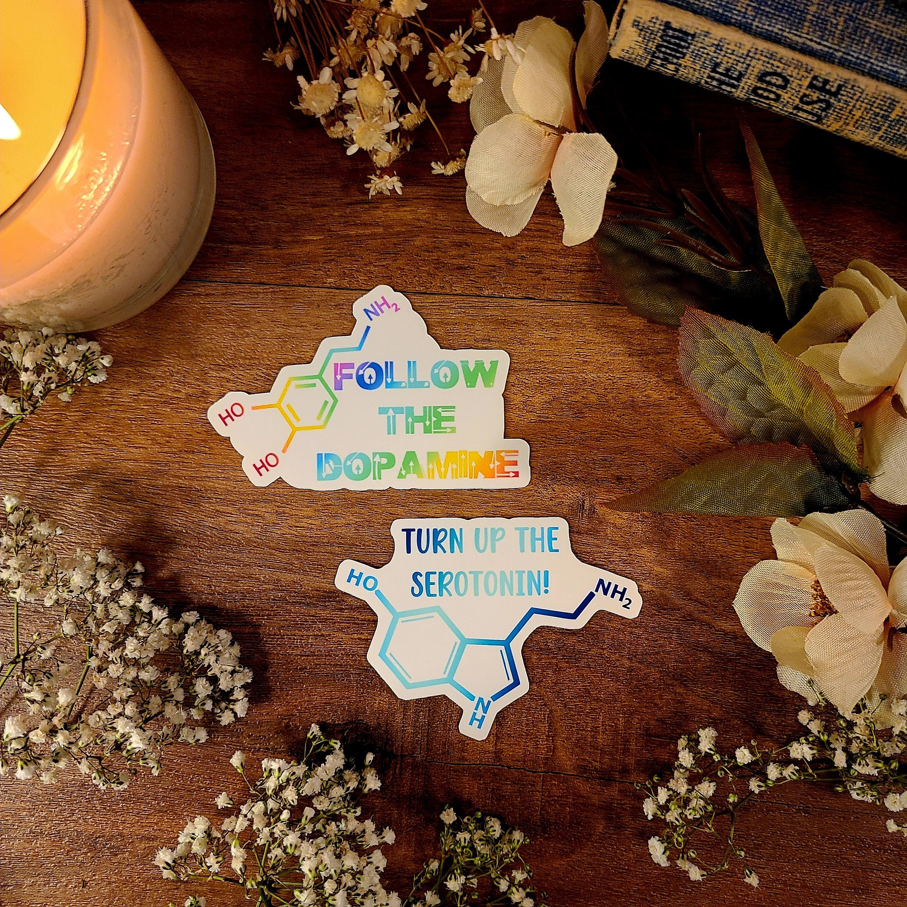 ADHD Sticker Set, Neurodivergent, Neuro Spicy, Mental Health, Autism, Vinyl Sticker