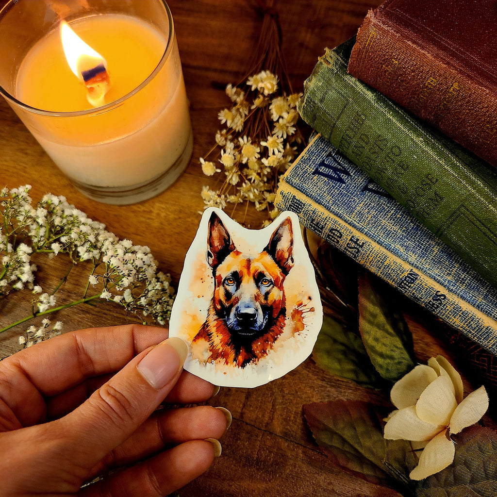 Belgian Malinois Dog, Belgian Sheepdog, Chien de Berger Belge, Fur Baby, Vinyl Sticker Decal