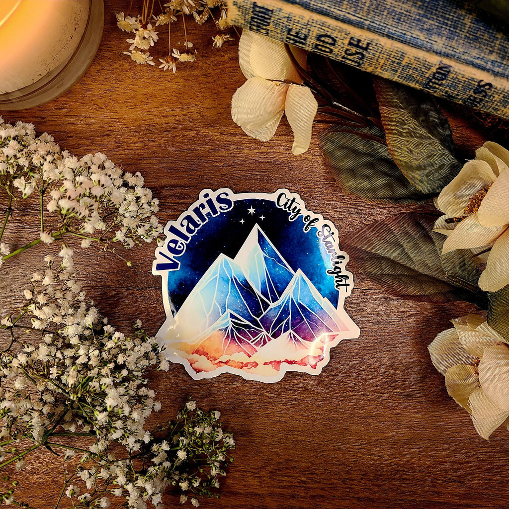 ACOTAR Velaris, A Court of Thorns and Roses, Night Court Stamp, Feyre, Rhysand, Fae, Mist and Fury, Sarah J Maas, Vinyl Sticker Decal