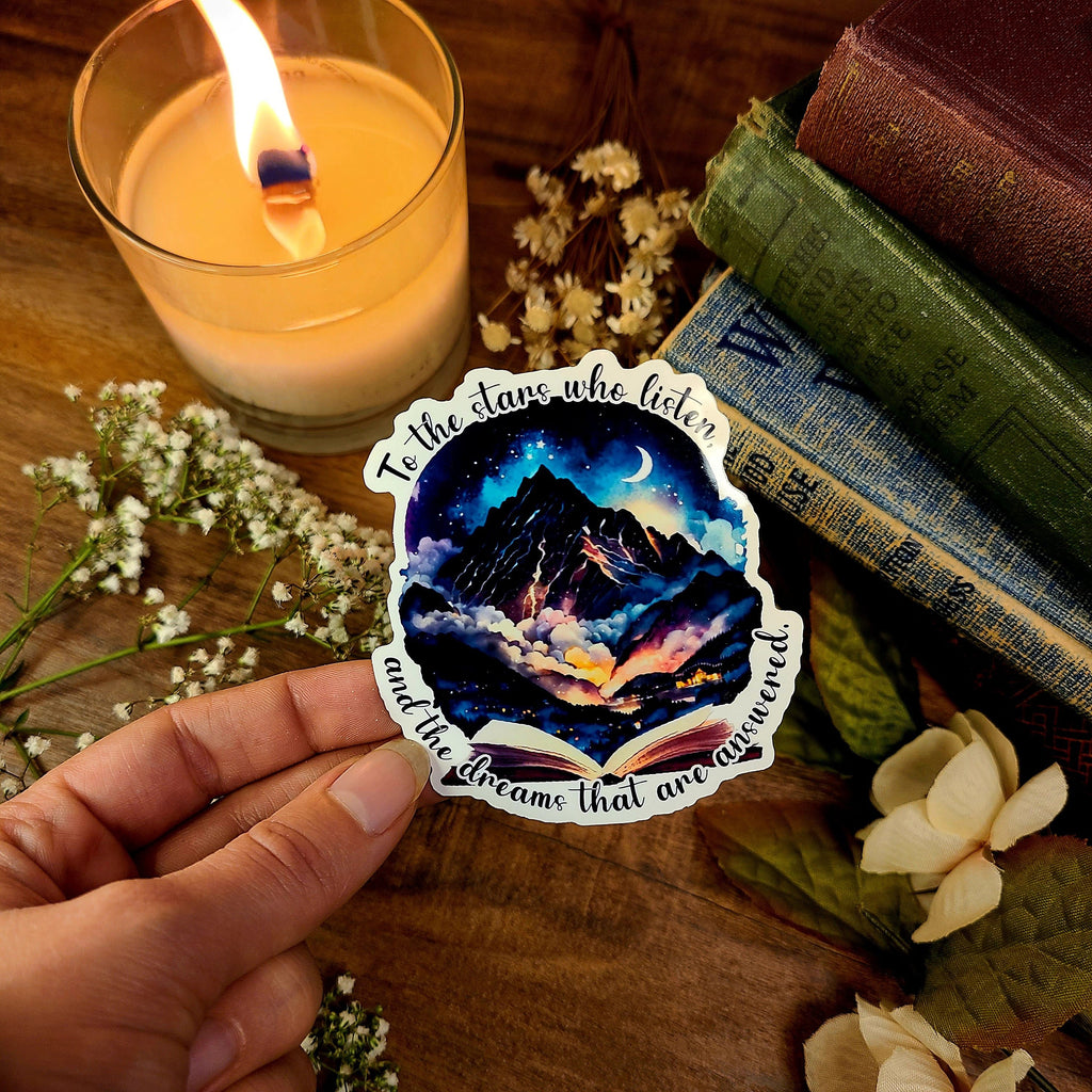 ACOTAR Velaris, City of Starlight, A Court of Thorns and Roses, Night Court, Feyre, Rhysand, Fae, Sarah J Maas, Vinyl Sticker Decal