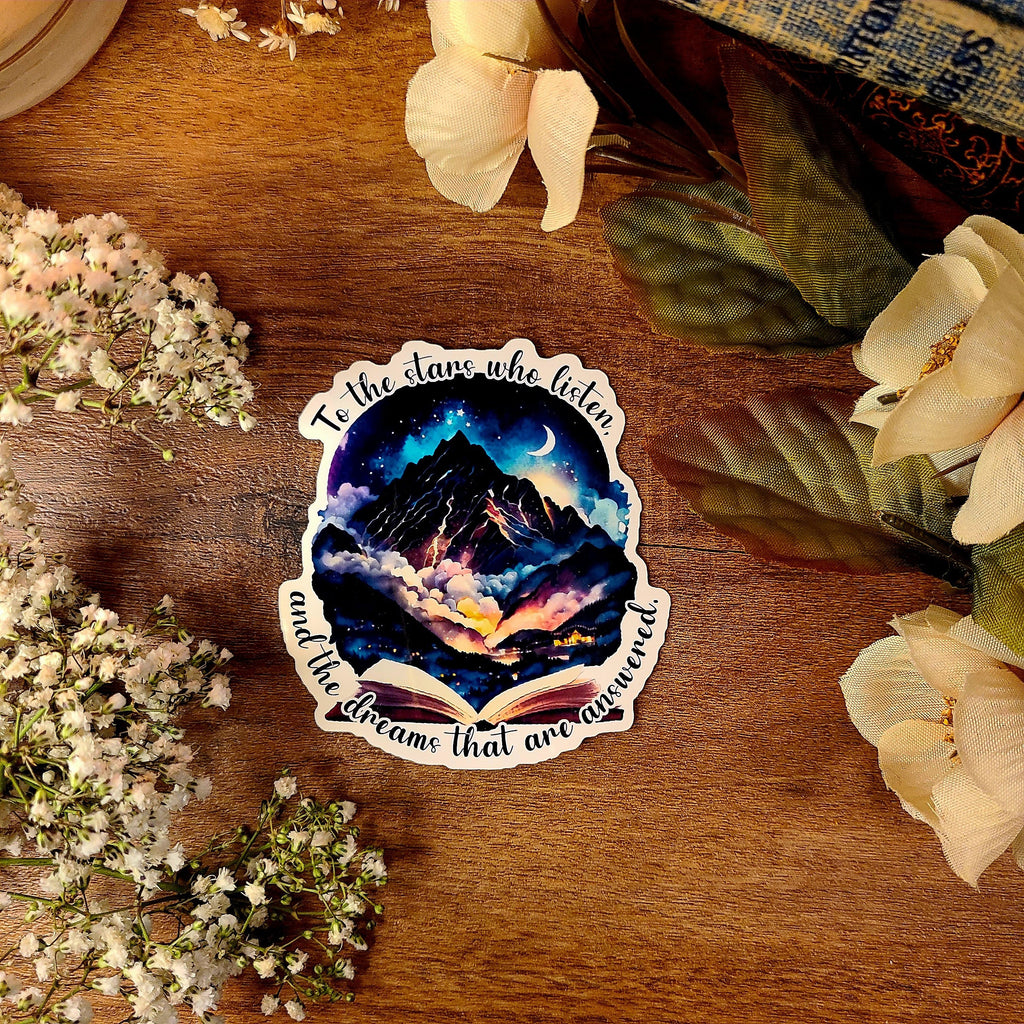 ACOTAR Velaris Holographic, City of Starlight, A Court of Thorns and Roses, Night Court, Feyre, Rhysand, Fae, Sarah J Maas, Vinyl Sticker