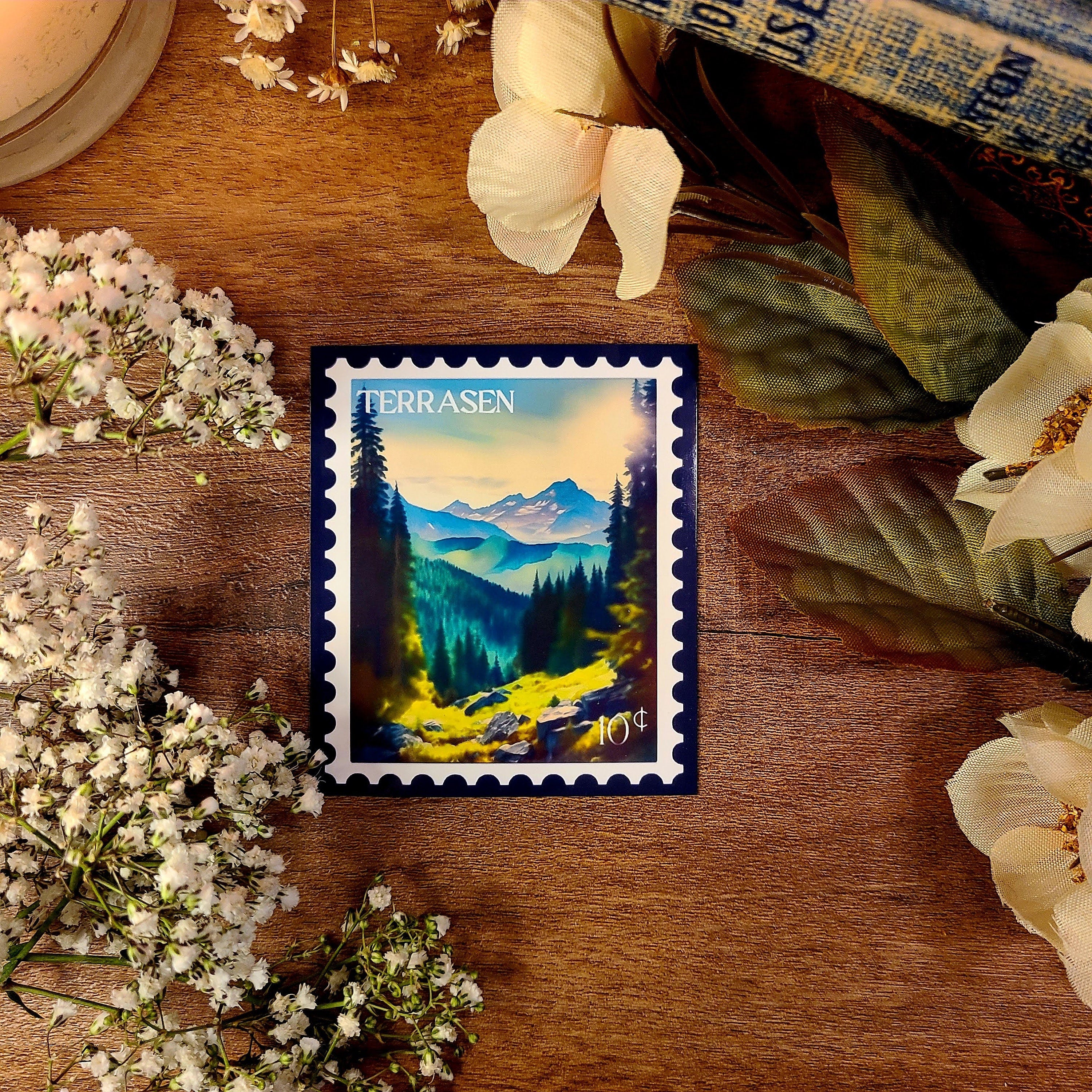 ACOTAR & TOG, A Court of Thorns and Roses, Throne of Glass Stamp, Feyre Rhysand, Fae, Mist and Fury, Sarah J Maas, Vinyl Sticker Decal