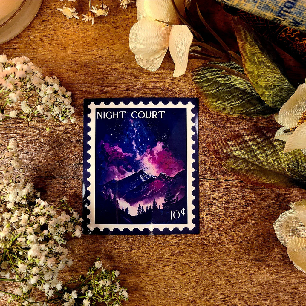 ACOTAR Velaris City Stamp, A Court of Thorns and Roses, Throne of Glass Stamp, Feyre Rhysand, Fae, Sarah J Maas, Vinyl Sticker Decal