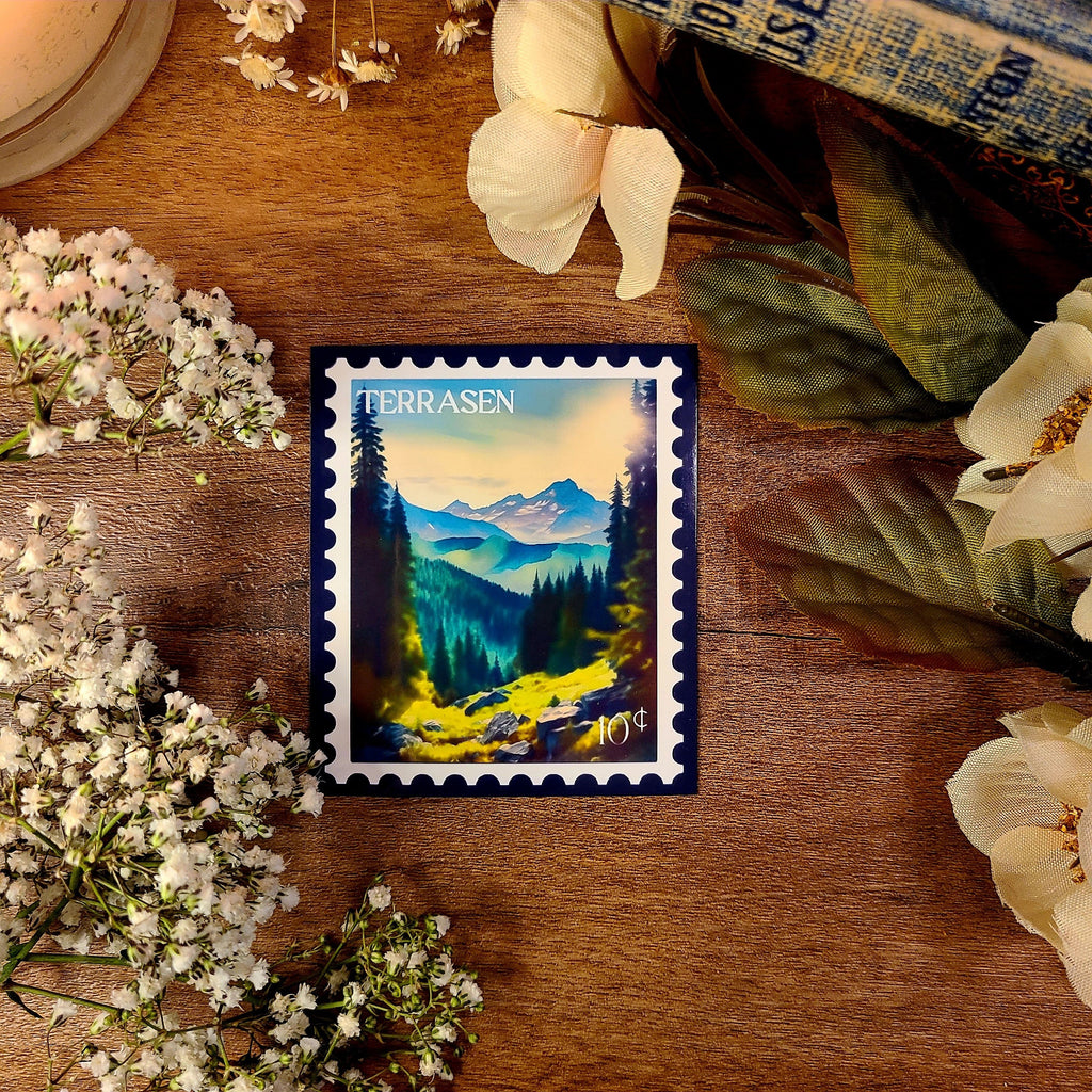 ACOTAR Velaris City Stamp, A Court of Thorns and Roses, Throne of Glass Stamp, Feyre Rhysand, Fae, Sarah J Maas, Vinyl Sticker Decal