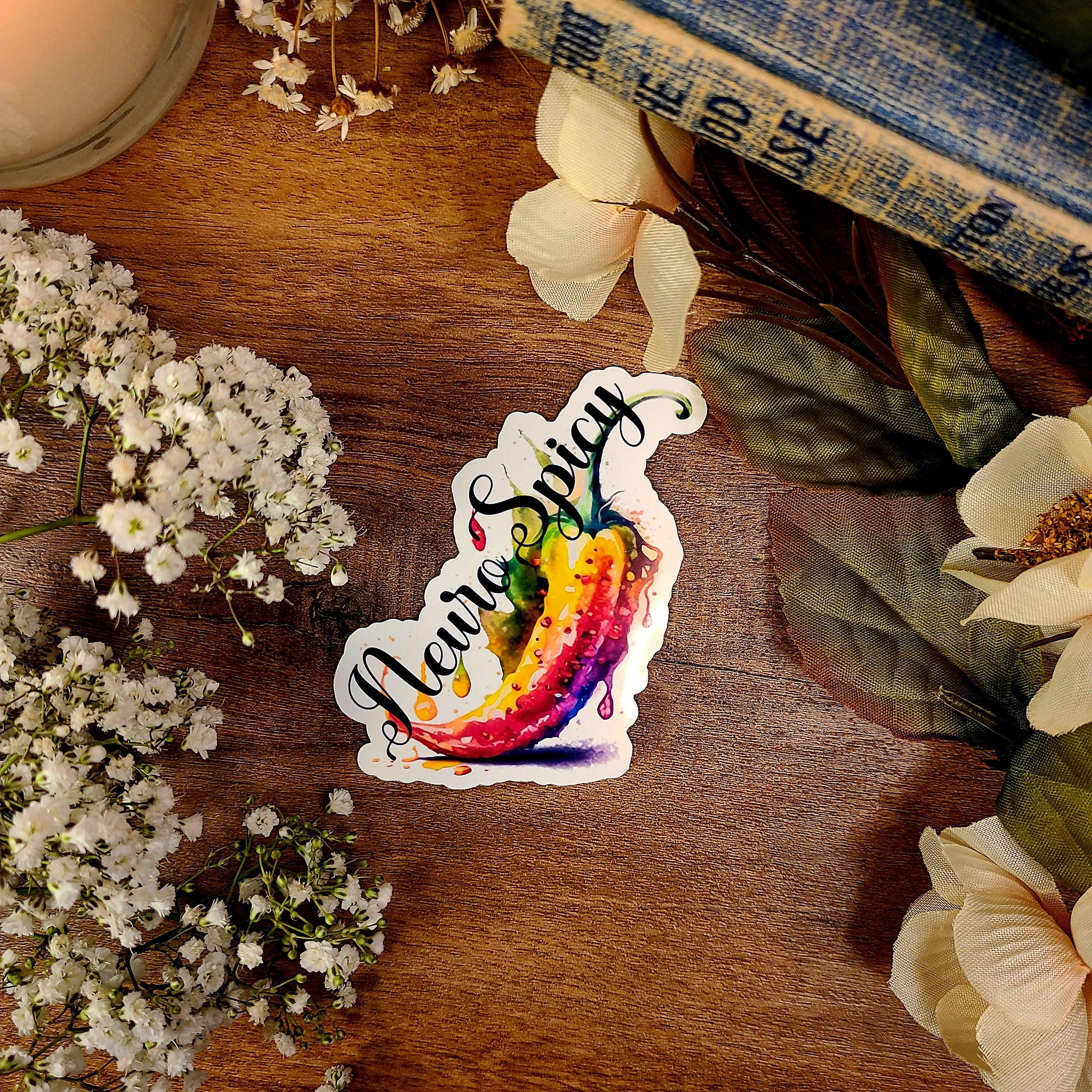 ADHD Sticker Set, Neurodivergent, Neuro Spicy, Mental Health, Autism, Vinyl Sticker