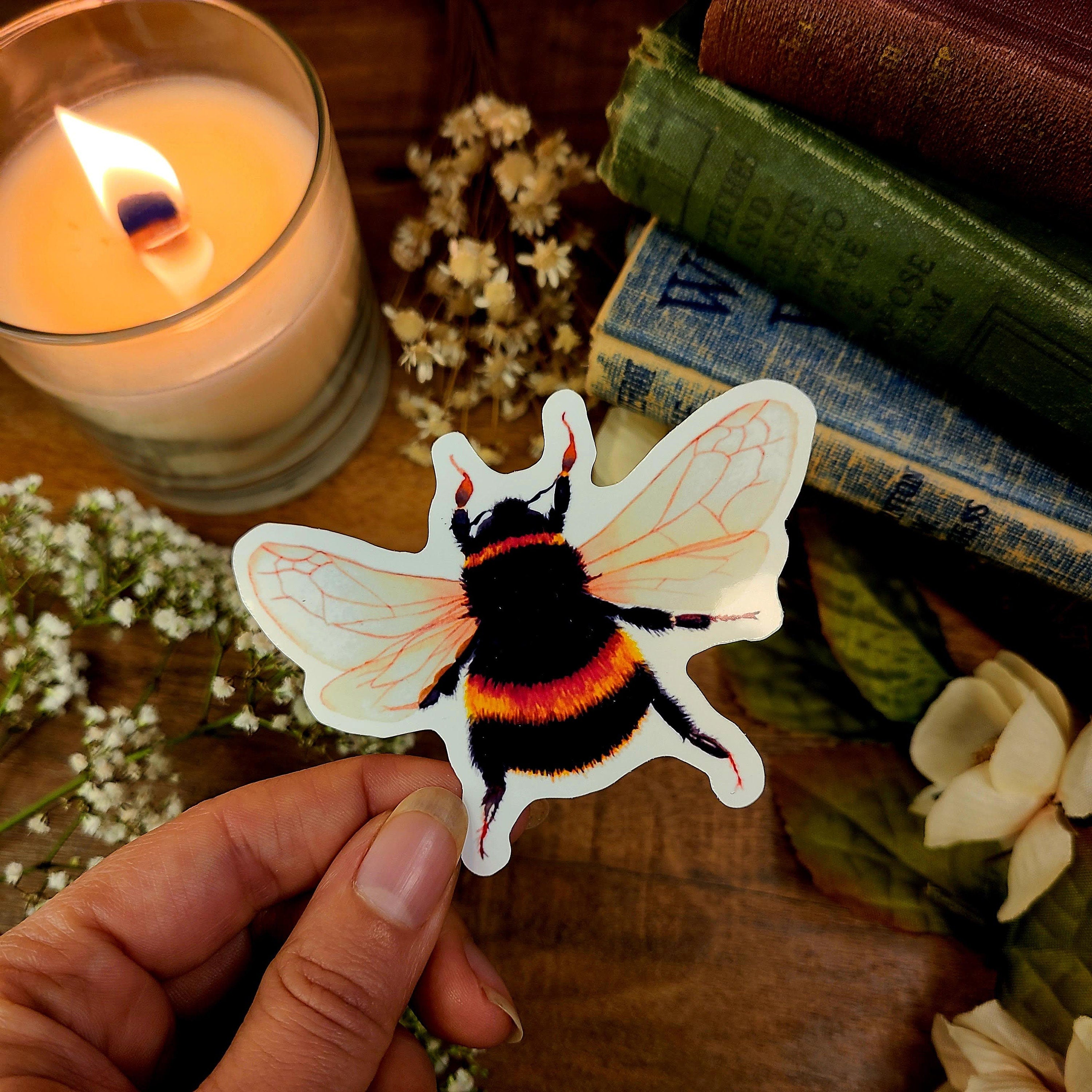 Bumble Bee, Save the Bees, Honey, Beeswax, Gardener, Nature Lover, Flowers, Vinyl Sticker Decal