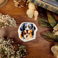 Bernese Mountain Dog, Berner Sennenhund Bernese Cattle Dog Bouvier Bernois, Fur Baby, Vinyl Sticker Decal