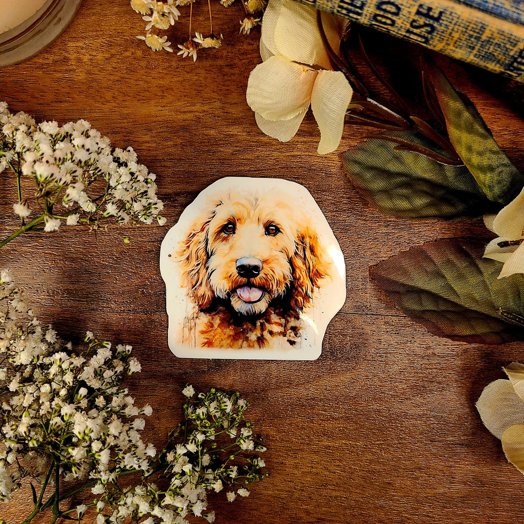 Beagle Dog, Fur Baby, Vinyl Sticker Decal