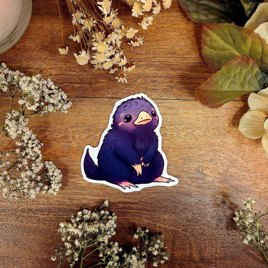 Adorable Magic Animal, Platypus, Magic Castle, Wizard and Witch, Acceptance Letter, Legacy, Vinyl Sticker Decal