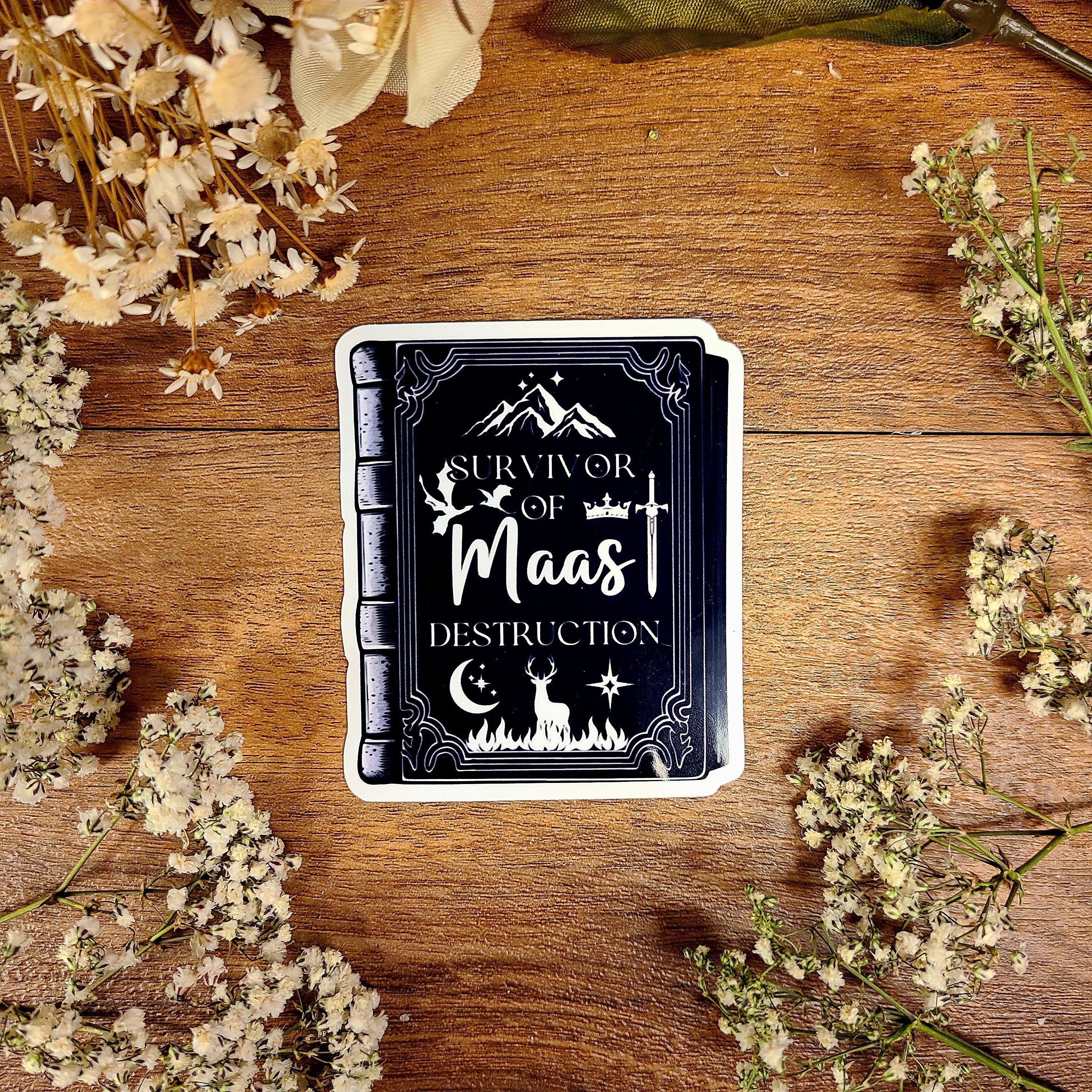 ACOTAR, Crescent City, TOG, Mashup, Book Club  Feyre, Tattoos, A Court of, Night Court, Rhysand, Nesta, Fae, Sarah J Maas, Vinyl Sticker