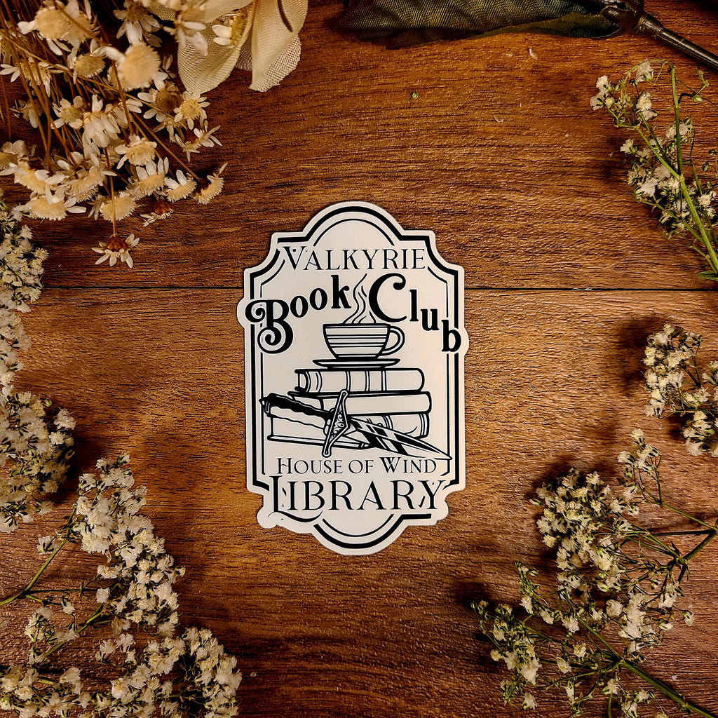 ACOTAR Valkyrie Book Club, Nesta, Feyre, Tattoos, A Court of Thorns and Roses, Night Court Stamp, Rhysand, Fae, Sarah J Maas, Vinyl Sticker