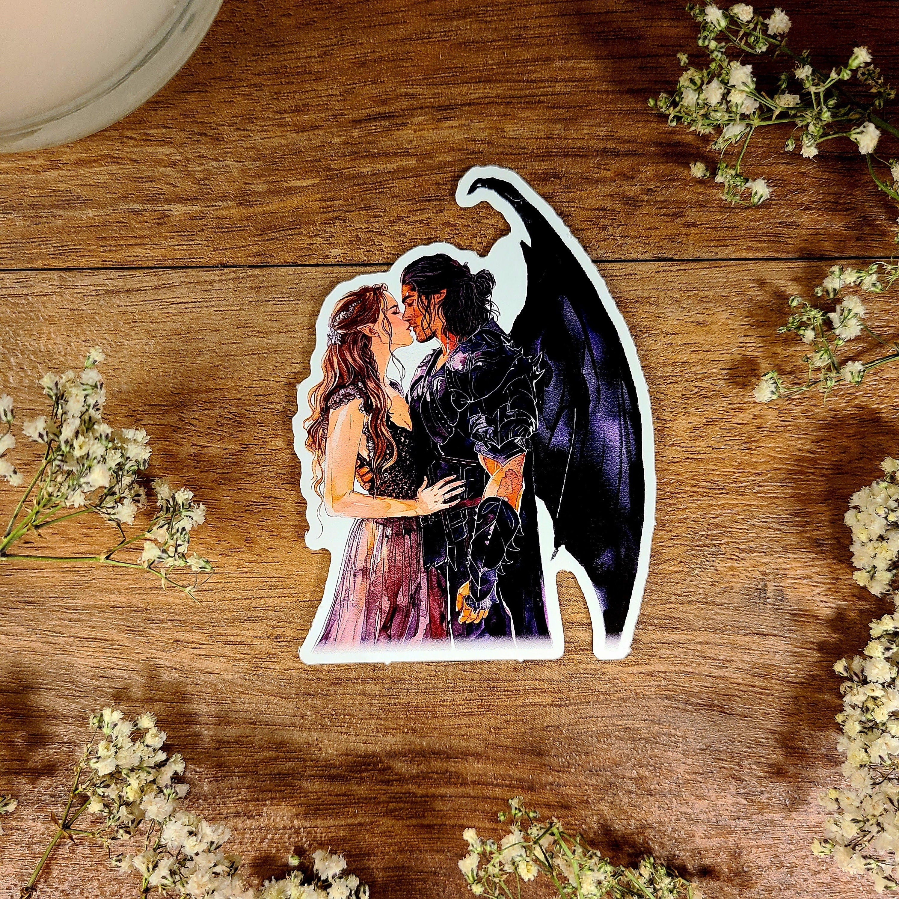 ACOTAR Cassian Nesta, Feyre & Rhys, A Court of Thorns and Roses, Night Court, Fae, Mist and Fury, Sarah J Maas, Vinyl Sticker Decal