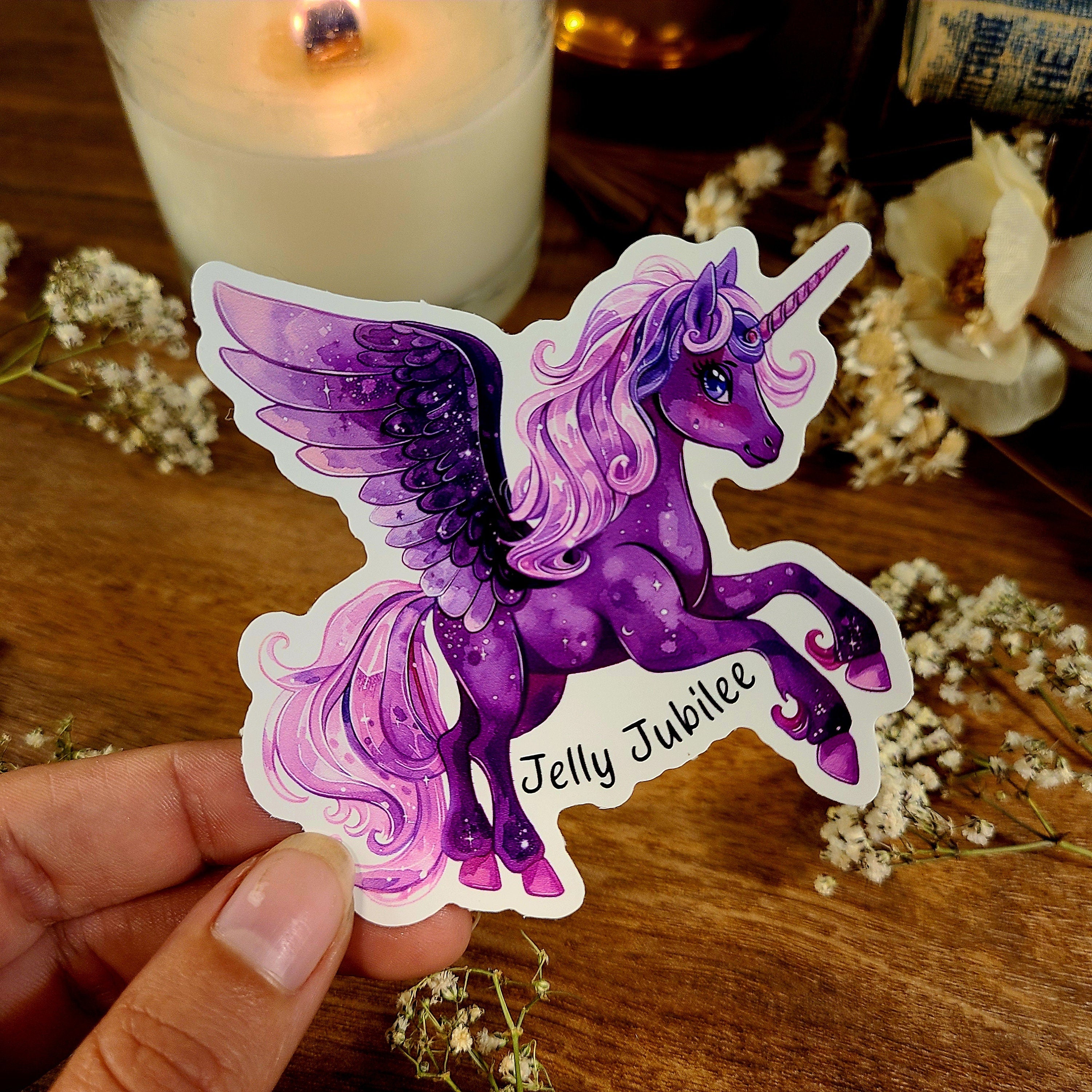 Crescent City Jelly Jubilee, Otter Post, Bryce Quinlan, Hunt Athalar, Danika Fendyr, Light it Up, Sarah J Maas, Magic, Vinyl Sticker