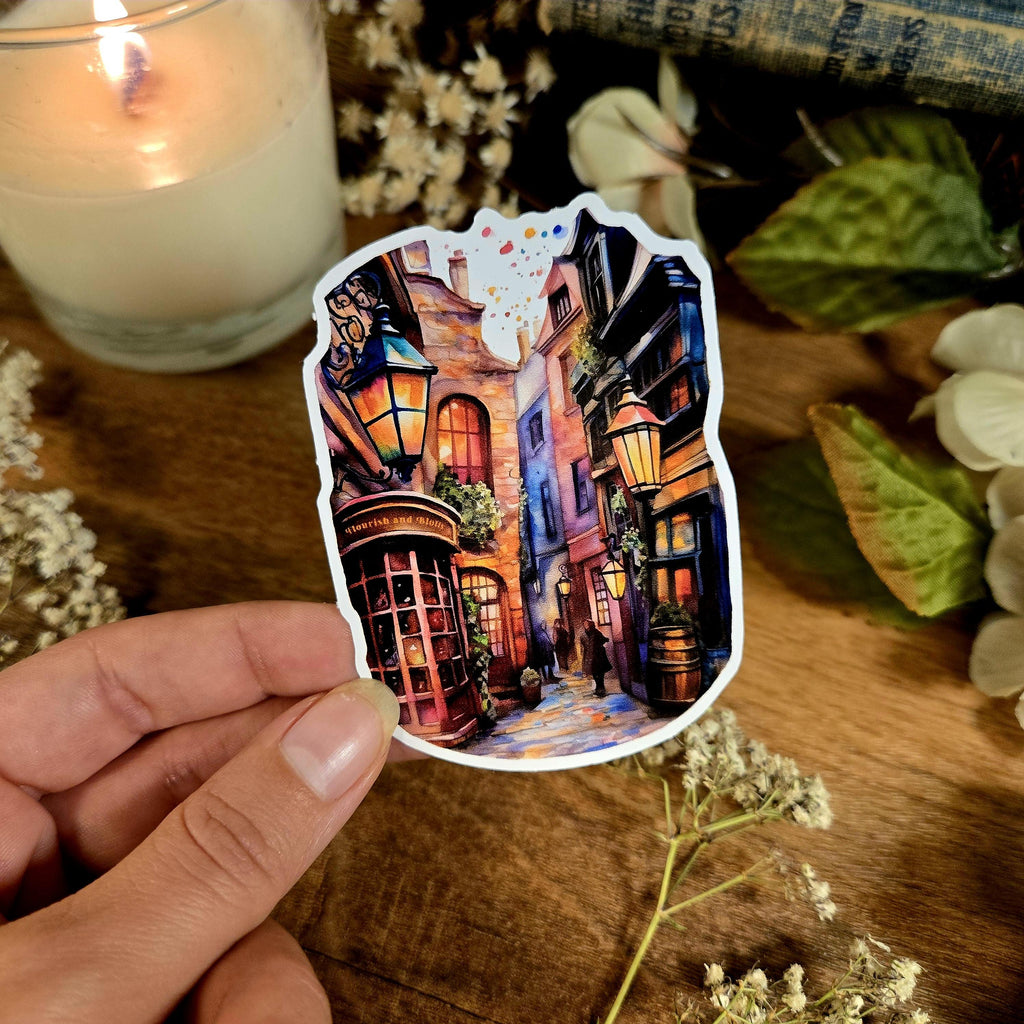 Adorable Magic Animal, Platypus, Magic Castle, Wizard and Witch, Acceptance Letter, Legacy, Vinyl Sticker Decal