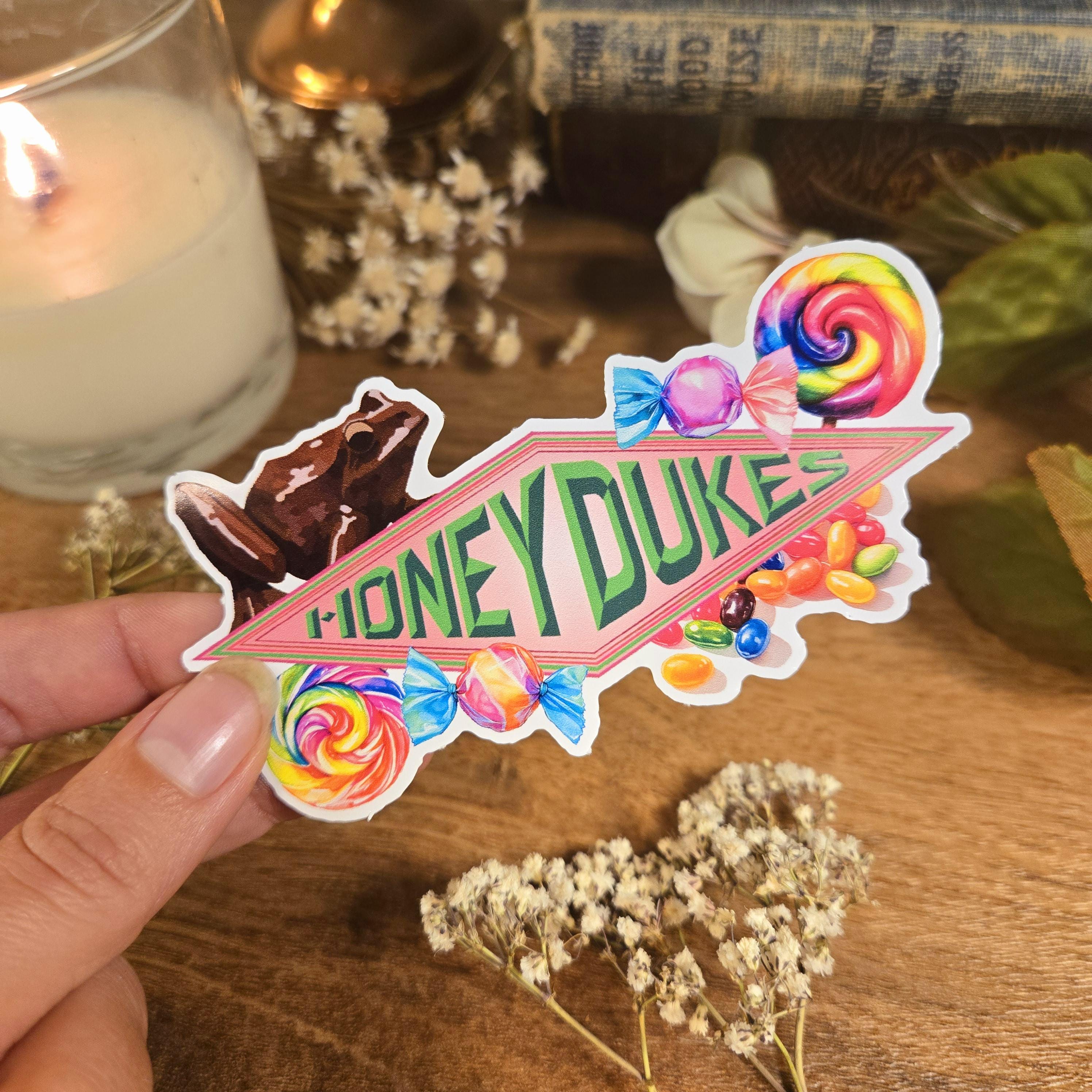 Acceptance Letter, Magic Candy Store, Alley, Magic Castle, Storybook, Up to no Good, Wizard & Witch, Legacy, Snow-Globe, Vinyl Sticker Decal