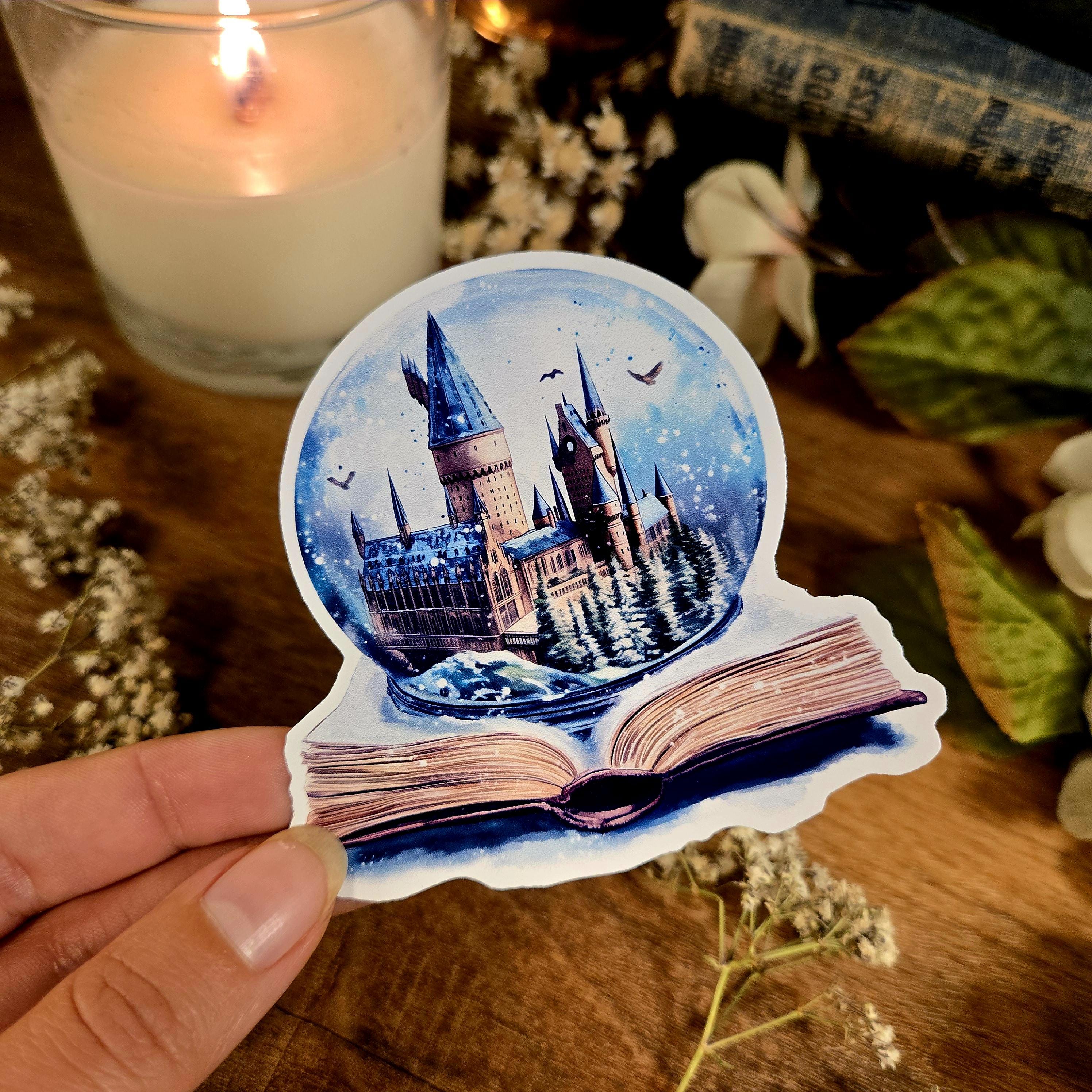 Always Quote, Hogwarts, Magic Mirror with a Magic Castle, Owl, Acceptance Letter, Legacy, Wizard and Witch, Double Exposure, Vinyl Sticker Decal