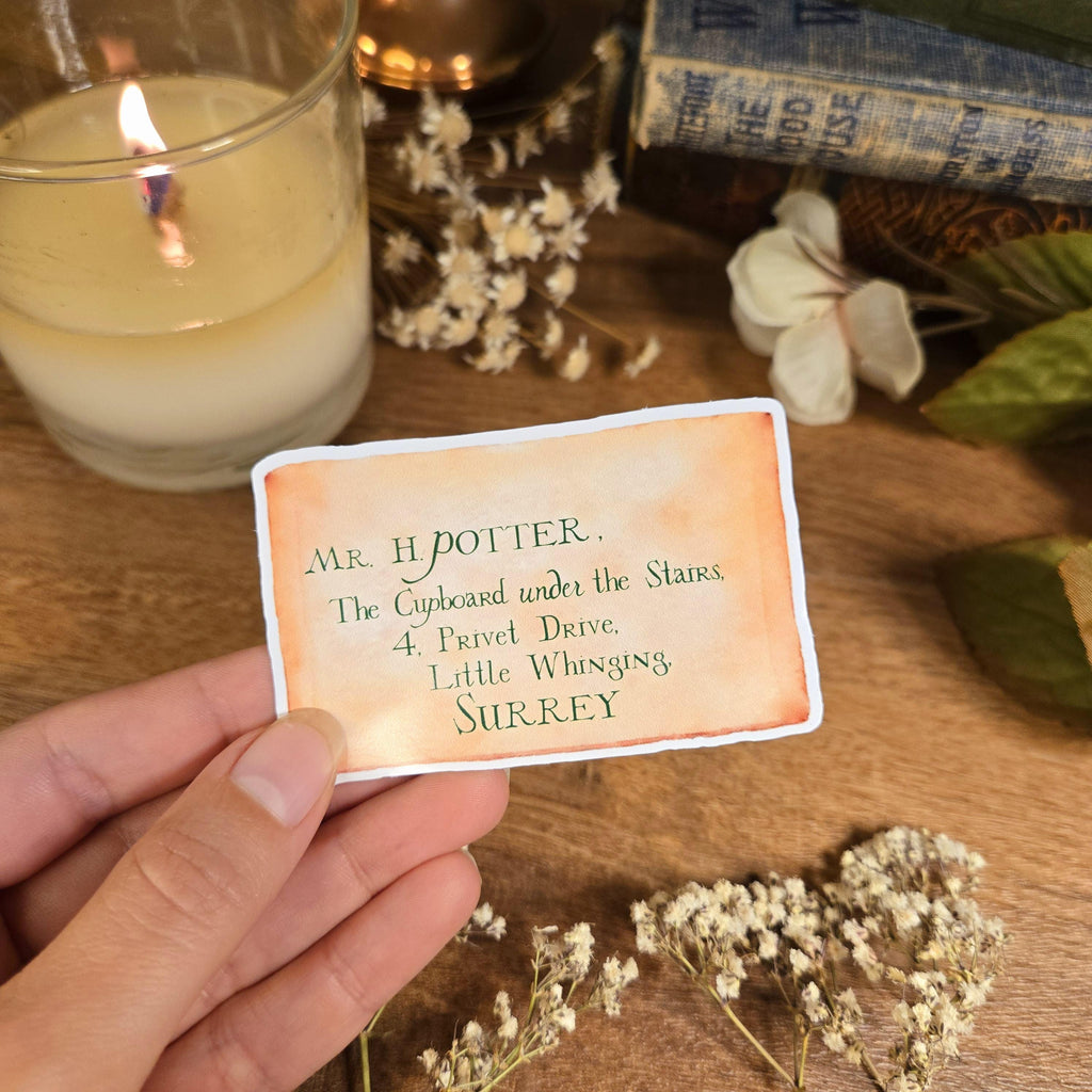 Acceptance Letter, Magic Candy Store, Alley, Magic Castle, Storybook, Up to no Good, Wizard & Witch, Legacy, Snow-Globe, Vinyl Sticker Decal